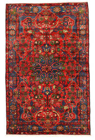  Nahawand Old Dywan 159X250 Orientalny Tkany Ręcznie Ciemnoczerwony/Ciemnobrązowy (Wełna, Persja/Iran)