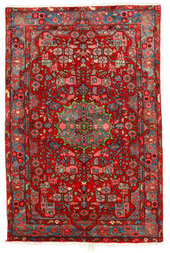  Nahawand Old Dywan 158X234 Orientalny Tkany Ręcznie Ciemnoczerwony/Rdzawy/Czerwony (Wełna, Persja/Iran)