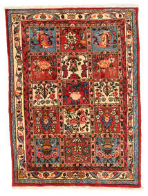  Baktjar Collectible Dywan 106X140 Orientalny Tkany Ręcznie Rdzawy/Czerwony/Ciemnoczerwony (Wełna, Persja/Iran)