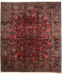  Saruk Fine Dywan 420X485 Orientalny Tkany Ręcznie Czerwony, Brunatny Duży (Wełna, Persja/Iran)