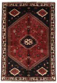  Kaszkaj Dywan 150X216 Orientalny Tkany Ręcznie Ciemnoczerwony/Ciemnobrązowy (Wełna, Persja/Iran)