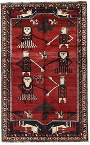  Kaszkaj Dywan 156X250 Orientalny Tkany Ręcznie Czarny/Ciemnoczerwony (Wełna, Persja/Iran)