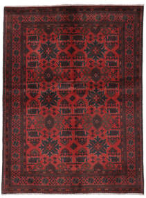  Afgan Khal Mohammadi Dywan 149X200 Orientalny Tkany Ręcznie Czarny/Ciemnoczerwony (Wełna, Afganistan)
