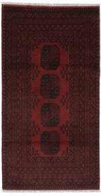  Afgan Dywan 102X196 Orientalny Tkany Ręcznie Czarny (Wełna, Afganistan)
