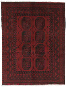 Afgan Dywan 143X190 Orientalny Tkany Ręcznie Czarny (Wełna, Afganistan)