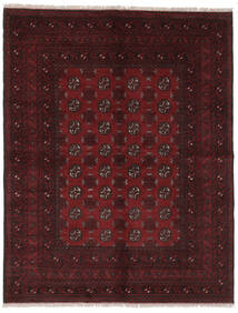  Afgan Fine Dywan 146X186 Orientalny Tkany Ręcznie Czarny, Ciemnoczerwony (Wełna, Afganistan)