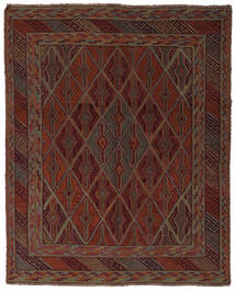  Kilim Golbarjasta Dywan 158X193 Orientalny Tkany Ręcznie Czarny (Wełna, Afganistan)