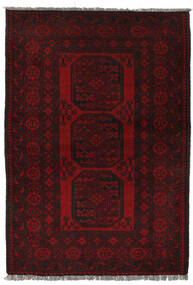  Afgan Dywan 100X150 Orientalny Tkany Ręcznie Czarny (Wełna, Afganistan)