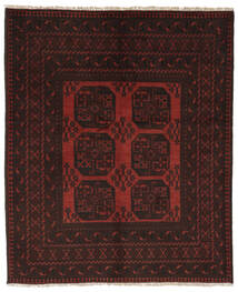  Afgan Fine Dywan 152X184 Orientalny Tkany Ręcznie Czarny, Ciemnoczerwony (Wełna, Afganistan)