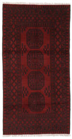  Afgan Dywan 100X197 Orientalny Tkany Ręcznie Czarny (Wełna, Afganistan)