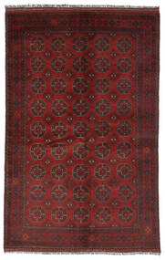  Afgan Khal Mohammadi Dywan 124X195 Orientalny Tkany Ręcznie Czarny/Ciemnoczerwony (Wełna, Afganistan)