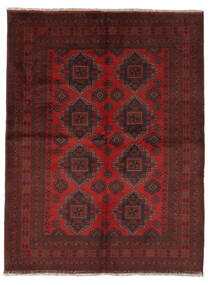  Afgan Khal Mohammadi Dywan 172X234 Orientalny Tkany Ręcznie Czarny/Ciemnoczerwony (Wełna, Afganistan)