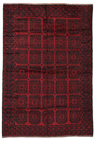  Beludż Dywan 205X295 Orientalny Tkany Ręcznie Czarny/Ciemnoczerwony (Wełna, Afganistan)