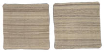  Patchwork Poszewka Na Poduszkę - Iran Dywan 65X65 Orientalny Tkany Ręcznie Kwadratowy Brązowy/Ciemnobrązowy (Wełna, Persja/Iran)