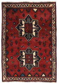 Dywan Orientalny Sziraz 112X163 Czarny/Ciemnoczerwony (Wełna, Persja/Iran)