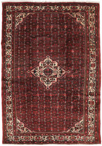  Hosseinabad Dywan 206X293 Orientalny Tkany Ręcznie Czarny/Ciemnobrązowy (Wełna, Persja/Iran)