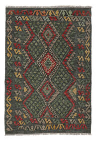  Kilim Afgan Old Style Dywan 118X171 Orientalny Tkany Ręcznie Czarny/Biały/Creme (Wełna, Afganistan)