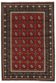  Afgan Dywan 132X193 Orientalny Tkany Ręcznie Czarny/Ciemnobrązowy (Wełna, Afganistan)