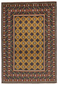  Afgan Dywan 169X240 Orientalny Tkany Ręcznie Czarny/Ciemnobrązowy (Wełna, Afganistan)