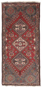 73X160 Dywan Kaszkaj Dywan Orientalny Tkany Ręcznie Chodnik Dywanowy Ciemnoczerwony/Czarny (Wełna, Persja/Iran)