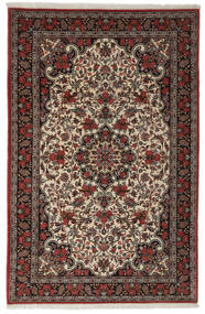  Bidżar Dywan 138X210 Orientalny Tkany Ręcznie Czarny/Ciemnobrązowy (Wełna, Persja/Iran)