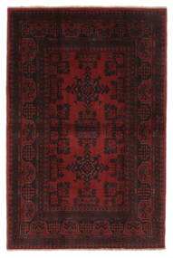  Afgan Khal Mohammadi Dywan 98X150 Orientalny Tkany Ręcznie Czarny, Ciemnoczerwony (Wełna, Afganistan)