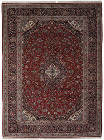  Keszan Dywan 283X385 Orientalny Tkany Ręcznie Czarny/Ciemnobrązowy Duży (Wełna, Persja/Iran)