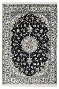  Nain Dywan 166X240 Orientalny Tkany Ręcznie Czarny/Ciemnoszary (Wełna, Persja/Iran)