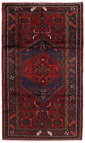  Hamadan Dywan 110X188 Orientalny Tkany Ręcznie Czarny (Wełna, Persja/Iran)
