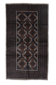  Beludż Dywan 111X194 Orientalny Tkany Ręcznie Czarny (Wełna, Afganistan)