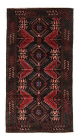  Beludż Dywan 103X193 Orientalny Tkany Ręcznie Czarny (Wełna, Afganistan)