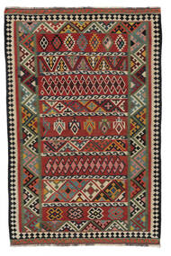  Kilim Vintage Dywan 161X250 Orientalny Tkany Ręcznie Ciemnobrązowy/Czarny (Wełna, Persja/Iran)