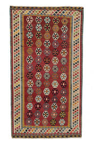 162X296 Dywan Kilim Vintage Orientalny Chodnikowy Ciemnoczerwony/Brunatny (Wełna, Persja/Iran)