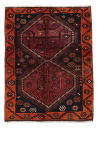  Lori Dywan 143X184 Orientalny Tkany Ręcznie Czarny/Ciemnoczerwony (Wełna, Persja/Iran)