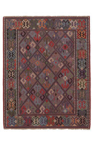  Kilim Golbarjasta Dywan 150X194 Orientalny Tkany Ręcznie Czarny/Biały/Creme (Wełna, Afganistan)