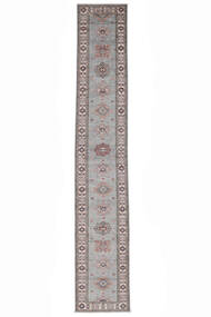  Kazak Ariana Dywan 80X462 Orientalny Tkany Ręcznie Chodnik Dywanowy Brunatny (Wełna, )