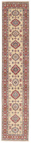  Kazak Fine Dywan 77X389 Orientalny Tkany Ręcznie Chodnik Dywanowy Ciemnoczerwony/Brunatny (Wełna, )