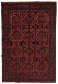  Afgan Khal Mohammadi Dywan 240X340 Orientalny Tkany Ręcznie Czarny/Ciemnoczerwony (Wełna, Afganistan)