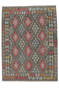  Kilim Afgan Old Style Dywan 152X204 Orientalny Tkany Ręcznie Czarny/Biały/Creme (Wełna, Afganistan)