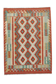  Kilim Afgan Old Style Dywan 132X183 Orientalny Tkany Ręcznie Biały/Creme/Ciemnoczerwony (Wełna, Afganistan)