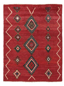  Moroccan Berber - Afghanistan 148X189 Dywan Wełniany Ciemnoczerwony/Czarny Mały Dywan 