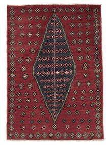 Dywan Moroccan Berber - Afghanistan 118X166 Ciemnoczerwony/Czarny (Wełna, Afganistan)