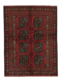  Afgan Dywan 143X190 Orientalny Tkany Ręcznie Czarny (Wełna, Afganistan)