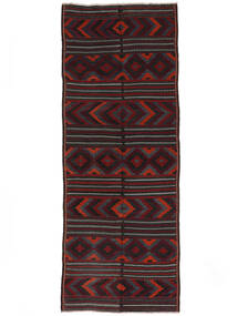  Afgan Vintage Kilim Dywan 126X323 Orientalny Tkany Ręcznie Chodnik Dywanowy Czarny (Wełna, Afganistan)