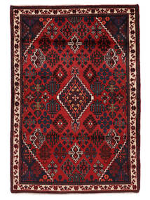  Meimeh Dywan 110X157 Orientalny Tkany Ręcznie Czarny/Ciemnoczerwony (Wełna, )