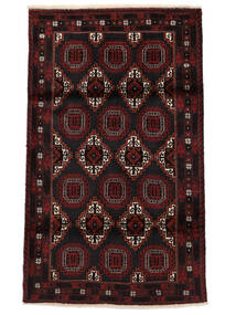  Beludż Dywan 105X175 Orientalny Tkany Ręcznie Czarny (Wełna, Persja/Iran)
