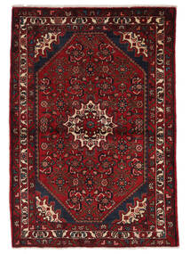 Dywan Orientalny Hosseinabad 105X152 Czarny/Ciemnoczerwony (Wełna, Persja/Iran)