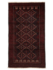  Beludż Dywan 100X188 Orientalny Tkany Ręcznie Czarny (Wełna, Persja/Iran)