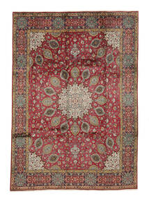 250X355 Dywan Tebriz Dywan Orientalny Tkany Ręcznie Ciemnoczerwony/Brunatny Duży (Wełna, Persja/Iran)