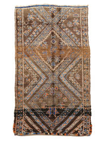 185X323 Dywan Berber Moroccan - Mid Atlas Vintage Nowoczesny Brunatny/Czarny (Wełna, Maroko)